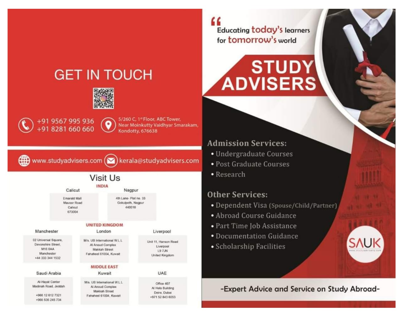 Sauk Study Advisers Kerala